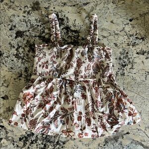 Old Navy Red and White Tank Top